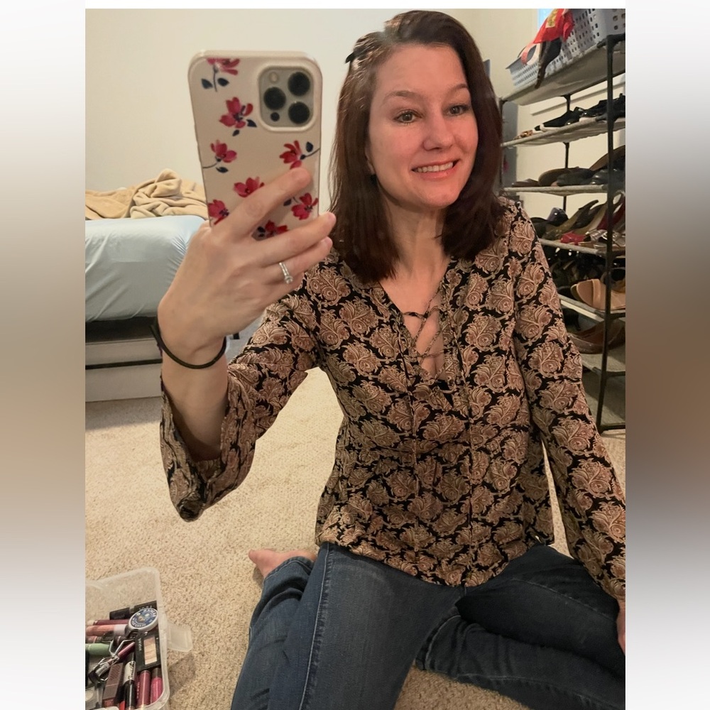 Boho style top